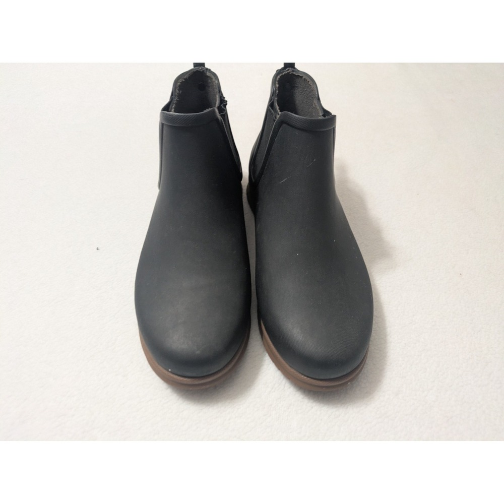 Bogs Sweet Pea Mid Waterproof Rain Boots Black Womens Sz 6 - Picture 6 of 9